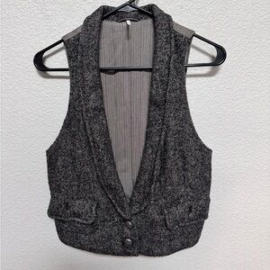 Free People Wool Blend Vest Women’s XS Western Festival